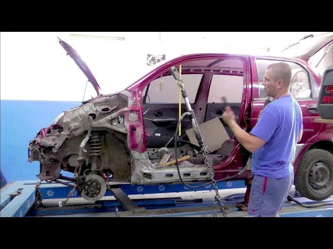 Видео: Daewoo Matiz. Вытяжка кузова.