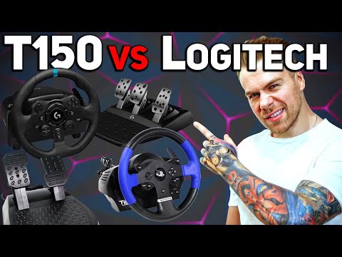 Видео: Thrustmaster T150 или Logitech g27, g29, g923 ЧТО ЛУЧШЕ?!