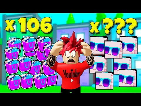Видео: СКОЛЬКО HUGE AXOLOTL ВЫПАДЕТ ИЗ 106 NEW UPDATE AXOLOTL GIFTS В PET SIMULATOR X ROBLOX