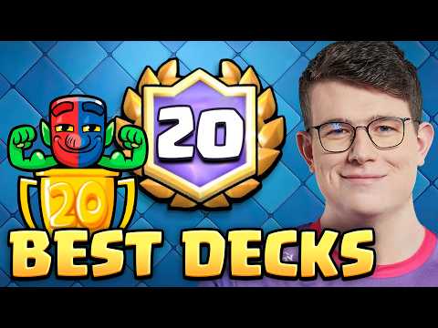 Видео: ТОП-5 ЛУЧШИХ КОЛОД ДЛЯ ИСПЫТАНИЯ НА 20 ПОБЕД В CLASH ROYALE! 🏆