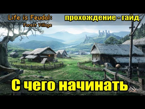 Видео: Life is Feudal  Forest Village гайд С чего начинать