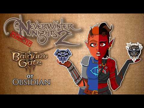 Видео: Baldur's Gate 3 от Obsidian из 2006 года. Neverwinter Nights 2.