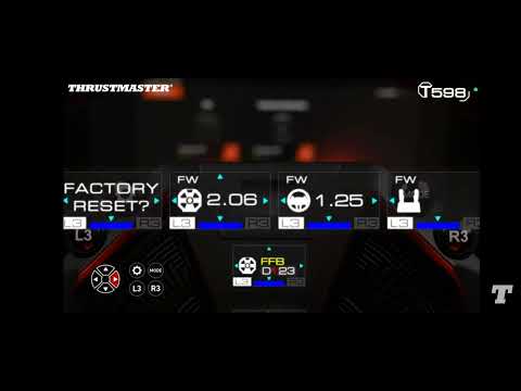 Видео: Настройка thrustmaster t598