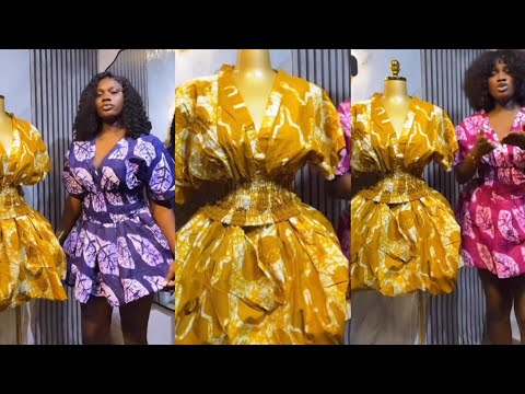 Видео: Как сшить платье-кимоно из двух частей со сборками и эластичной юбкой-баллоном