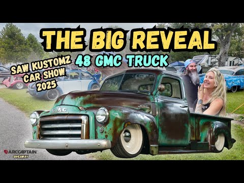 Видео: Грандиозное открытие: пикап GMC 1948 года на автосалоне SAW Kustomz и розыгрыше призов