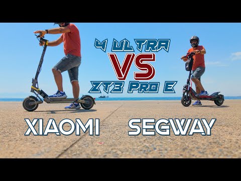Видео: Xiaomi 4 Ultra vs Segway ZT3 Pro E: тесты на ускорение, дальность и скорость движения под уклон