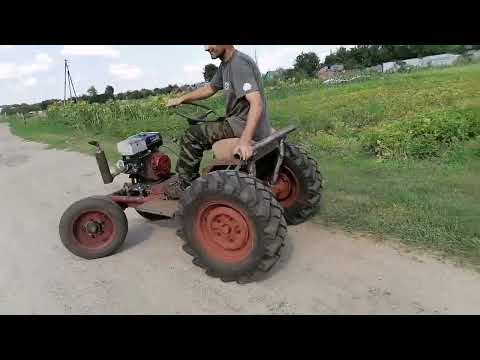 Видео: самодельный садовый трактор#3🚜