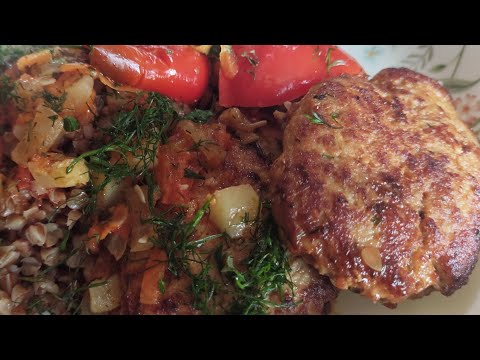 Видео: Это так вкусно,невозможно остановиться! Шницель как в СССР с гречкой и подливой.