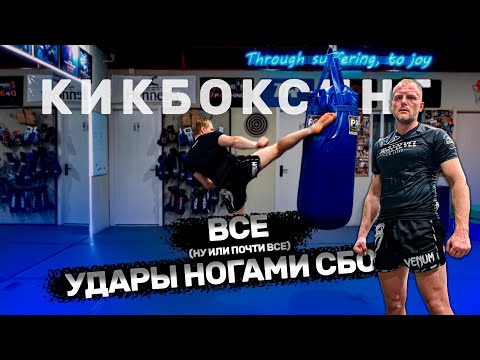 Видео: Кикбоксинг тренировки. Удары ногами сбоку