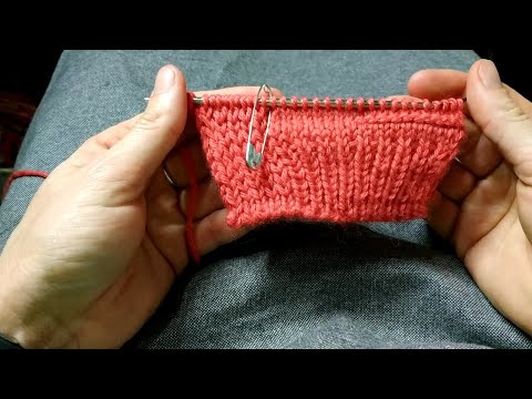 Видео: МК ложная кетлевка в поворотном вязании ( ложная кетлевка в поворотных рядах)