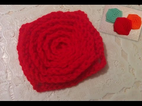 Видео: Объемный мотив крючком