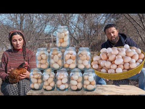 Видео: Заготовка на зиму в деревне - Долгосрочное хранение яиц! Семейная фермерская жизнь