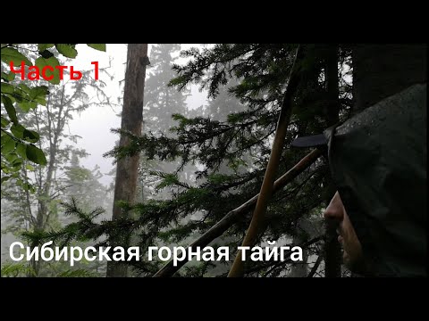 Видео: Приключения в тайге, Одиночный поход, 2 недели, Алтай, Хакасия, Счастливые дни, Часть 1