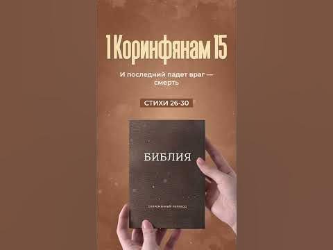 Видео: Библия в формате #Shorts - 1 Коринфянам 15, стихи 26-30