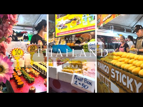 Видео: VLOG: Ночной рынок Ао Нанг / Тайский стритфуд / Цены в Таиланде 2025