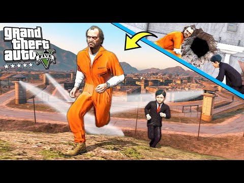 Видео: ТРЕВОР С СЫНОМ БЕГУТ ИЗ ТЮРЬМЫ!! - GTA 5 (Моды ГТА 5)