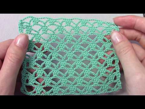 Видео: Красивый узор крючком/Подробный МК