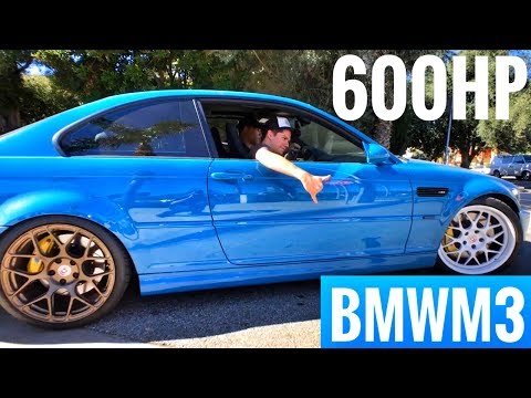 Видео: Буксуем на BMW M3 E46 3.7 TURBO 600 сил в Лос-Анджелесе!) Новый тест-обзор из Ghost Motorsports!)