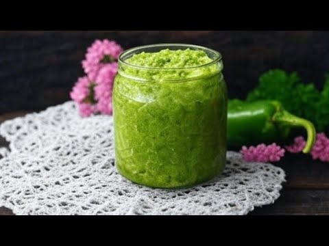 Видео: АДЖИКА НА ЗИМУ ИЗ ЗЕЛЁНОГО ПЕРЦА С ОРЕХАМИ!!!