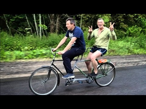 Видео: Велосипед ТАНДЕМ из ХВЗ