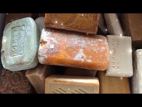 Видео: ASMR SOAP # 128/Super Super Dry Soap/Супер Супер сухое мыло