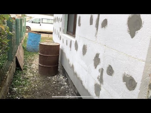 Видео: Утеплення будинку пінопластом.