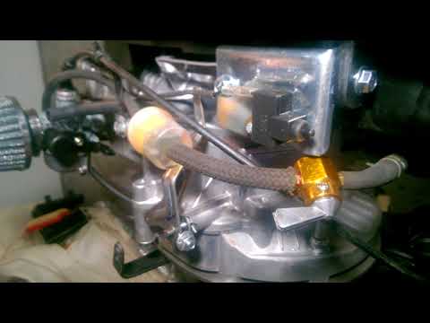 Видео: гибрид чампион 7сил+ветерок+карбюратор от альфы