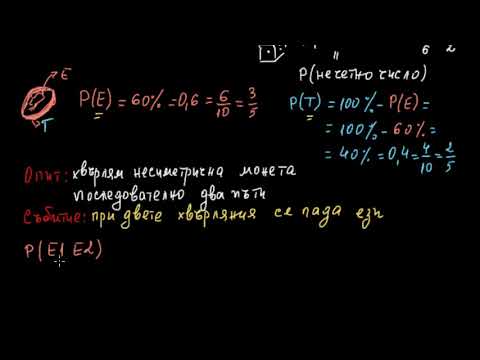 Видео: Вероятност, когато отделните събития не са еднакво вероятни