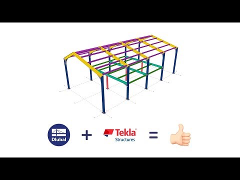 Видео: Проба Dlubal RFEM + Tekla Structures. Материалы для изучения
