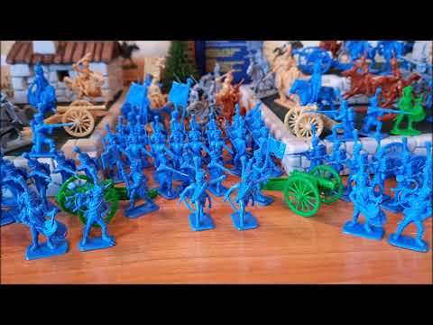 Видео: Солдатики 1/72 Французские Вольтижеры