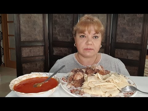 Видео: MUKBANG 🥰 ХИНКАЛ 🍽ЖРАТЬ ХОЧУ😉не А SMR Home Hinkal #мукбанг  #хинкал#mukbang