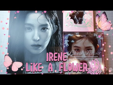 Видео: 🌸 распаковка альбома irene – like a flower (все версии)