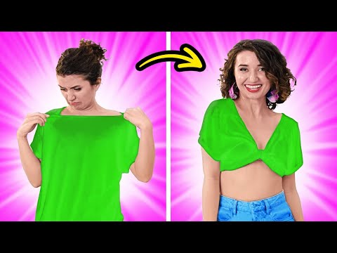 Видео: Смена одежды одним движением: от простого к модному ✂️