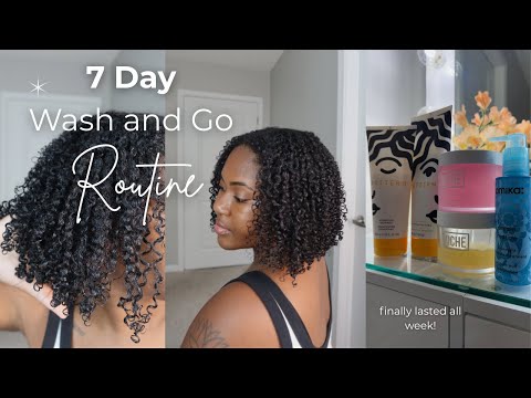 Видео: ЕДИНСТВЕННОЕ средство Wash & Go, которое продержалось 7 дней на моих волосах 4 типа | Полная проц...