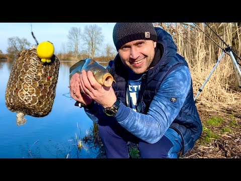 Видео: КАРПЫ КЛЮЮТ:на СтикМикс на поп ап восьмого номера по холодной воде