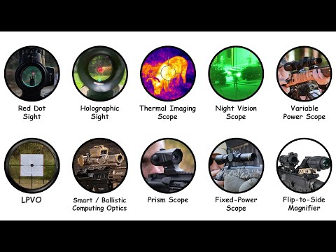 Видео: Объяснение всех типов оптики для оружия