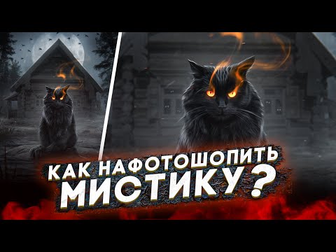 Видео: КАК НАФОТОШОПИТЬ МИСТИКУ?