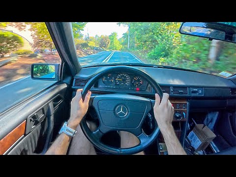 Видео: Mercedes Benz 300TE AMG Wagon 1994 года — 3,4-литровый рядный 6-цилиндровый тюнер S124 Estate (би...
