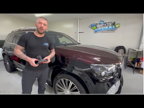 Видео: Можем ли да надраскаме капак на Mercedes GLS Maybach с телена четка с монтирано защитно фолиo?