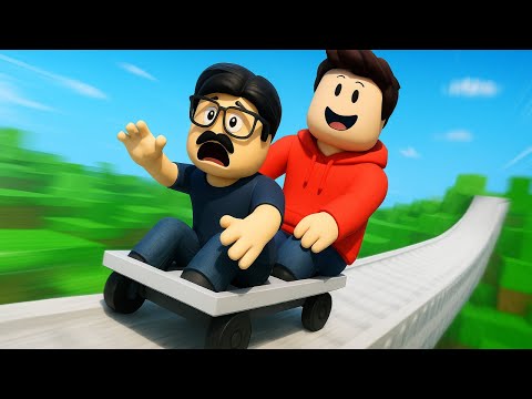 Видео: Сможем ли мы выжить на самой огромной горке в Roblox?!