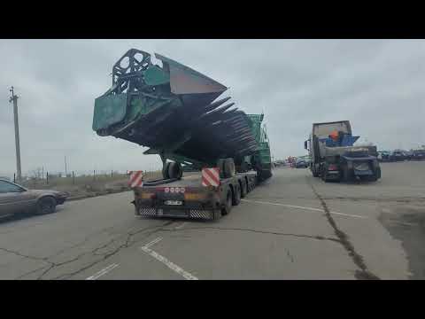 Видео: ПРОДАЖА John Deere 9500 1997г. 30.000$ + РАПСОВЫЙ СТОЛ 6.7м