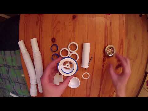 Видео: Сифон Чик бутылочный 1 1/4х32 мм, с гибкой трубой 32-40/50 М-32020