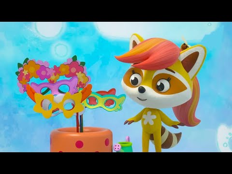 Видео: Маска - Енотки - музыкальный мультфильм для самых маленьких