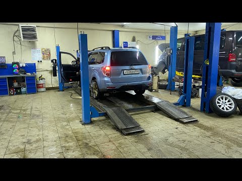 Видео: Обслуживаем Subaru Forester SH 2012. Новые диски, визит в сервис, моторное масло для FB20.
