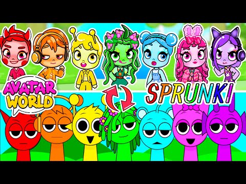 Видео: МЕНЯ УДОЧЕРИЛИ СПРУНКИ | Sprunki Incredibox в Аватар Ворлд