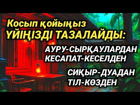 Видео: Үйіңізде жаман энергия жоқ екеніне көз жеткізіңіз. Қазір тазалаңыз!