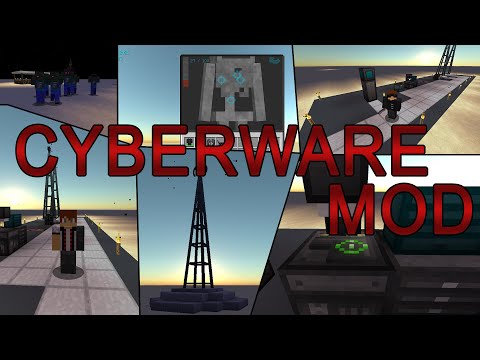 Видео: Стань киборгом | Обзор мода Cyberware | Minecraft 1.12.2