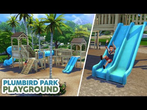 Видео: Строительство детской площадки в парке Пламберд для The Sims 4: Дополнение «Приключения ждут» 🦋