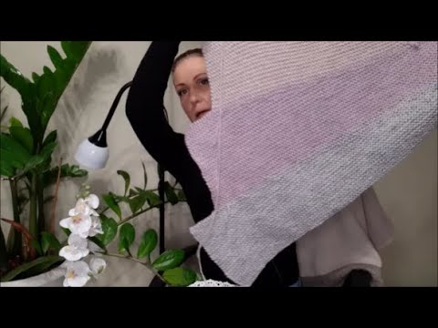 Видео: О вязании поговорим? Ответы на вопросы. Вяжу шаль. Планирую свитер.