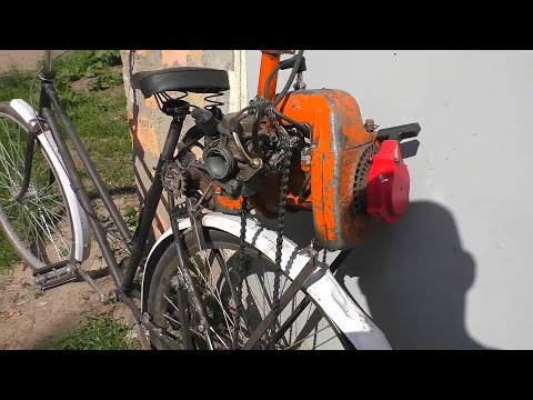 Видео:  ✅ Велосипед с движком от бензопилы Урал.